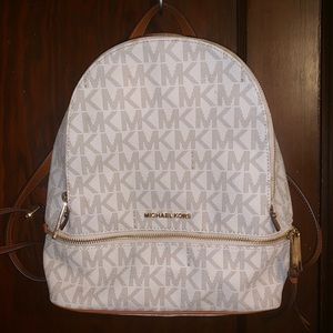 Michael Kors White backpack